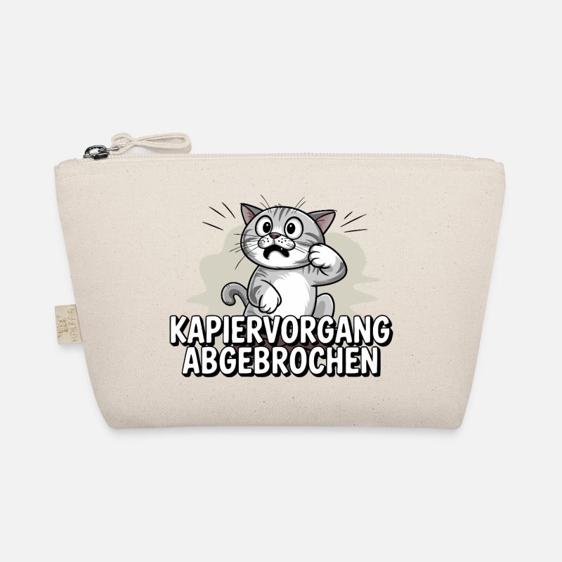 Kapiervorgang abgebrochen – Katze verwirrt Bio-Täschchen