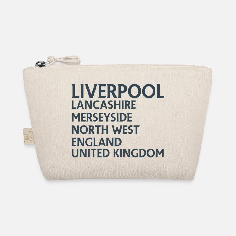 Liverpool – England Textdesign Bio-Täschchen