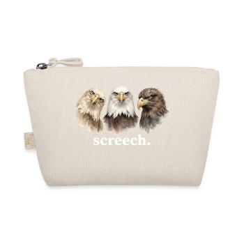 Adler kreischen Lustiges Kreischen für Adlerliebha - Bio-Täschchen - Natur - Vorne