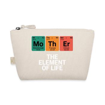 Mother The Element Of Life Chemistry Periodic Table - Organic Pouch - nature - Front