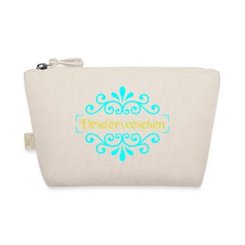 Deswerweschen Ornament Glitzer - Bio-Täschchen - Natur - Vorne