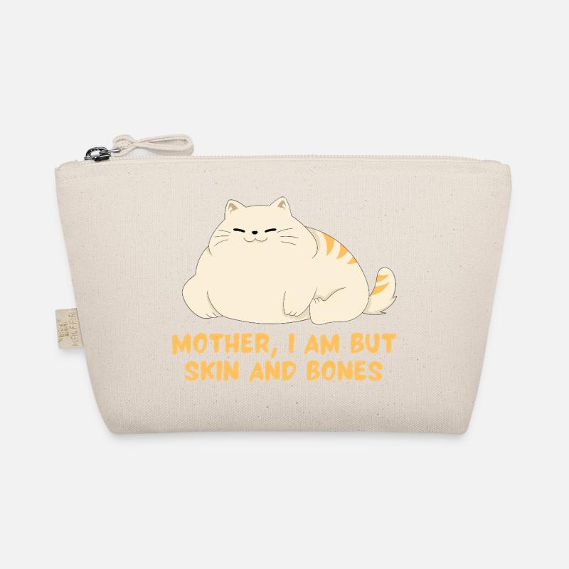 Mutter, ich bin nur Skin And Bones Katzendesign - Bio-Täschchen - Natur