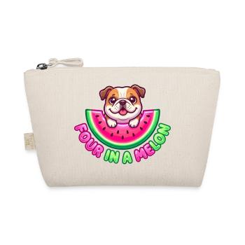 Four In A Melon Bulldogge - Bio-Täschchen - Natur - Vorne