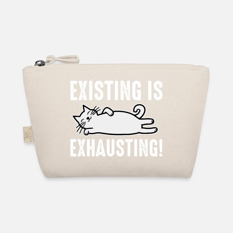 Existing Is Exhausting Organic Pouch