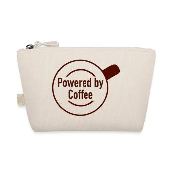 Powered by Coffee  - Bio-Täschchen - Natur - Vorne