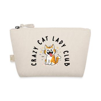 Crazy Cat Lady Club Lustiger Katzen Spruch - Bio-Täschchen - Natur - Vorne