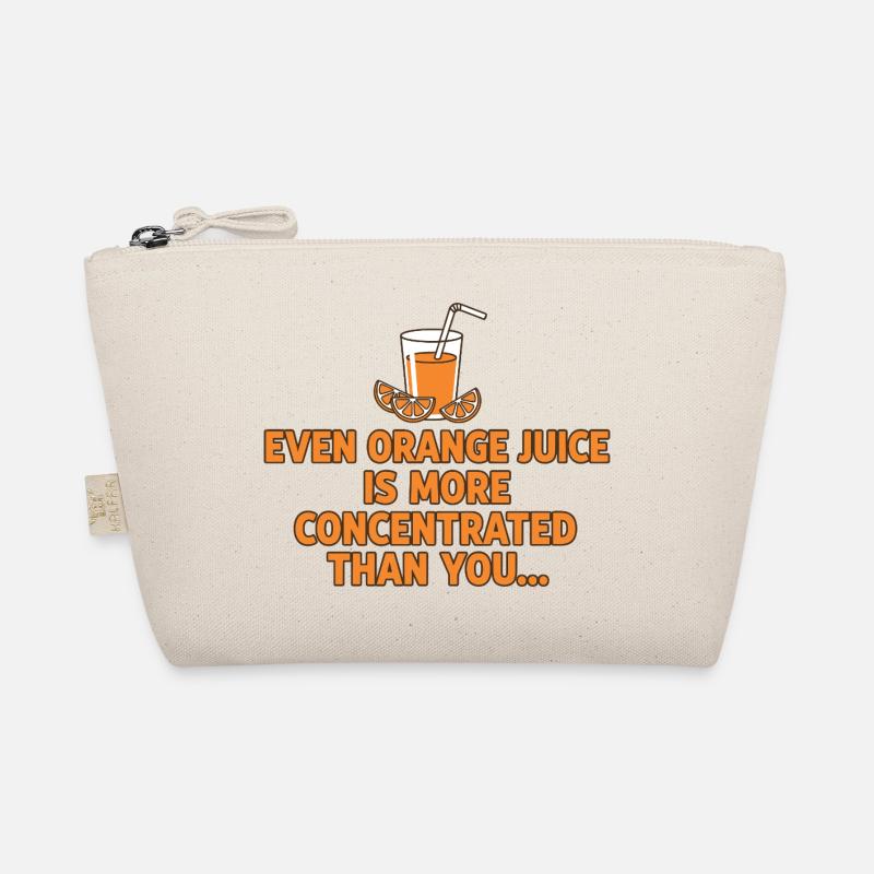 Orange Juice Concentration Funny Saying Organic Pouch