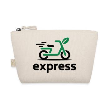 Eco Express Leaf Scooter Logo - Organic Pouch - nature - Front