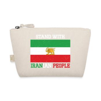 Emblème Tenir Tes Côtés du Peuple Iranien - Trousse biologique - nature - Devant