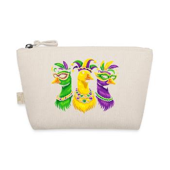 Karnevalstrio der Maskenvögel - Bio-Täschchen - Natur - Vorne