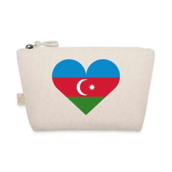Azerbaijan heart flag - Organic Pouch - nature - Front