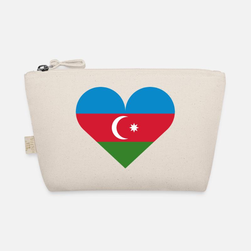Drapeau du cœur de l’Azerbaïdjan Trousse biologique
