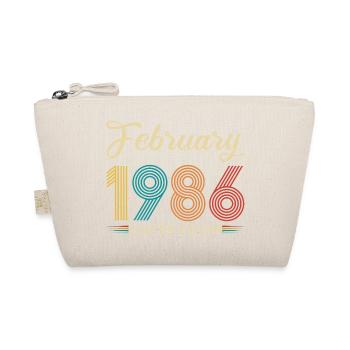 40e Anniversaire Février 1986 40 ans Vintage Rétro - Trousse biologique - nature - Devant