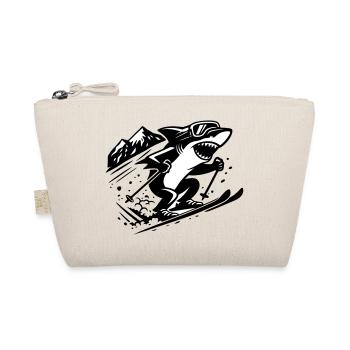 Ski Shark - Bio-Täschchen - Natur - Vorne