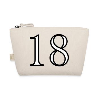 18. 18 ANS. 18e ANNIVERSAIRE. ANNIVERSAIRE 18 ANS. - Trousse biologique - nature - Devant