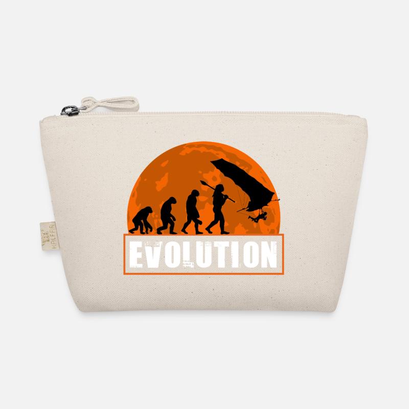 Évolution du design au coucher de soleil de pilote de deltaplane Trousse biologique