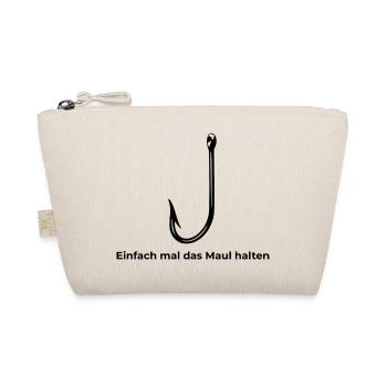 Fishing hacking: "Just shut up" - Organic Pouch - nature - Front