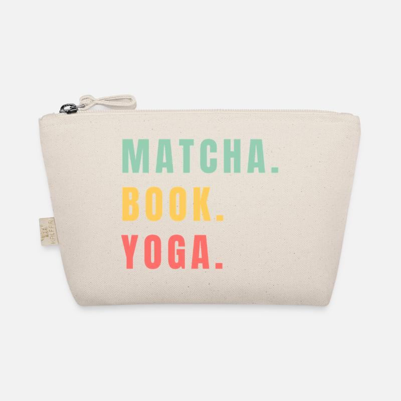 MATCHA-BUCH YOGA Bio-Täschchen