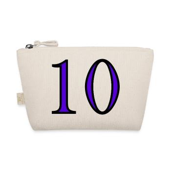 10. 10 YEARS. 10th ANNIVERSARY. 10 YEAR ANNIVERSARY. - Organic Pouch - nature - Front