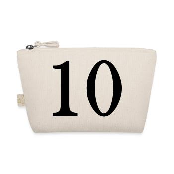 10. 10 YEARS. 10th ANNIVERSARY. 10 YEAR ANNIVERSARY. - Organic Pouch - nature - Front
