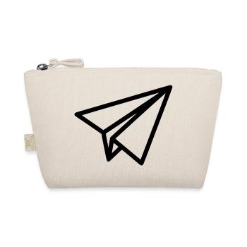 Paper Airplane Airplane - Organic Pouch - nature - Front