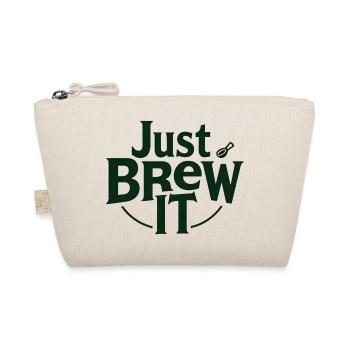 Just Brew It Logo Tee - Organic Pouch - nature - Front