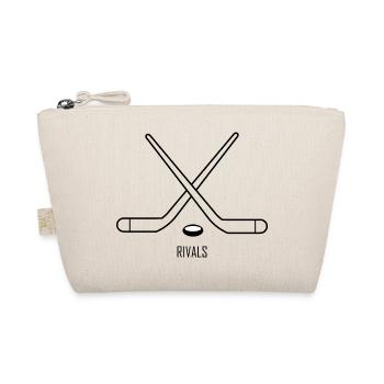 Rivals, Hockey Design, Rivalitäts-Motiv - Bio-Täschchen - Natur - Vorne