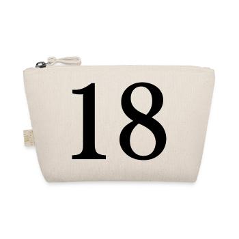 18. 18 ANS. 18e ANNIVERSAIRE. ANNIVERSAIRE 18 ANS. - Trousse biologique - nature - Devant