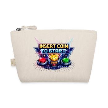 Bouton de démarrage arcade Neon Rétro - Trousse biologique - nature - Devant