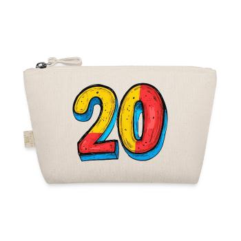 20 Number Colorful - Organic Pouch - nature - Front