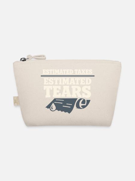 Self-employed freelancer Steuerhumor 1099 Life - Organic Pouch - nature - Front