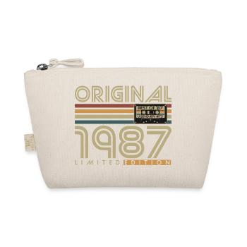 Cadeau rétro original d’anniversaire vintage de 1987 - Trousse biologique - nature - Devant