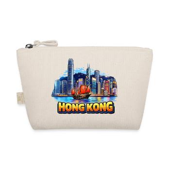 Hong Kong Skyline - Organic Pouch - nature - Front