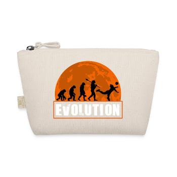 Volleyball Evolution Sunset Sports Silhouette Art - Organic Pouch - nature - Front