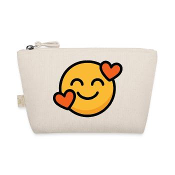 Sourire avec des cœurs aimants - Trousse biologique - nature - Devant