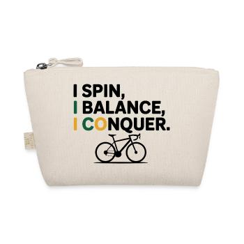 Künstlerisches Radfahren Ich drehe mich Ich balanciere Ich erobere - Bio-Täschchen - Natur - Vorne