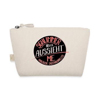 Schlimmer als es aussieht, ME  - Bio-Täschchen - Natur - Vorne
