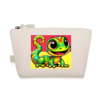 Gecko - Bio-Täschchen - Natur - Vorne