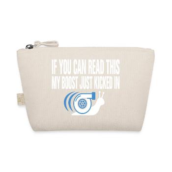 My Boost Just Kicked In Turbo Snail - Organic Pouch - nature - Front