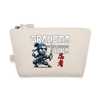 Grandma Of The Birthday Ninja Compleanno Funny - Organic Pouch - nature - Front
