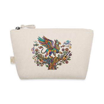 Phoenix Nature Music Tuning Guitar Pattern Motif - Organic Pouch - nature - Front