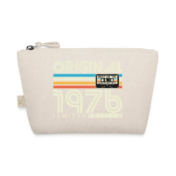 1976 Jahrgang Vintage Retro Geburtstag Geschenk - Bio-Täschchen - Natur - Vorne