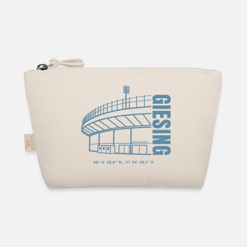Stadion Print Grünwalder - Bio-Täschchen - Natur