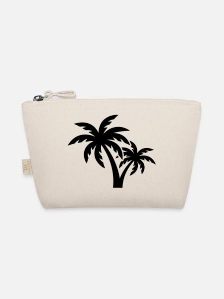 Palm Tree Symbol - Organic Pouch - nature - Front