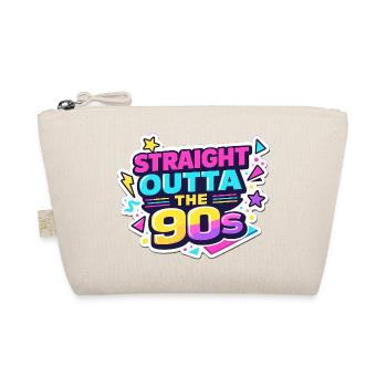 Straight Outta the 90s - Bio-Täschchen - Natur - Vorne