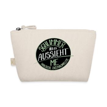 Schlimmer als es aussieht, M.E.  - Bio-Täschchen - Natur - Vorne