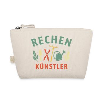 Rechen Künstler - Retro Gärtner Natur - Bio-Täschchen - Natur - Vorne