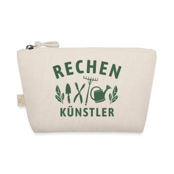 Rechen Künstler - Retro Gärtner Natur - Bio-Täschchen - Natur - Vorne