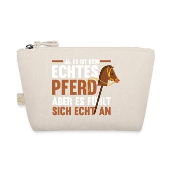 Steckenpferd Hobbyhorse Hobby Horsing - Bio-Täschchen - Natur - Vorne