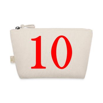 10. 10 YEARS. 10th ANNIVERSARY. 10 YEAR ANNIVERSARY. - Organic Pouch - nature - Front